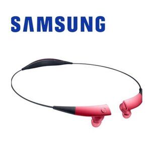 Samsung Gear Circle Wireless Headphones, Around the Neck Design, Red
